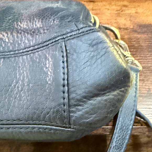 Michael Kors Black Pebbled Leather Crossbody Bag - Picture 8 of 9